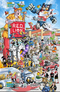 Comic book cover art by Jorge Pacheco